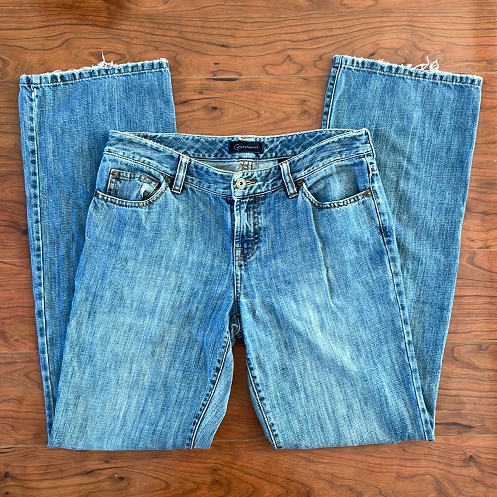 Context Vintage Wide Leg Denim Jeans